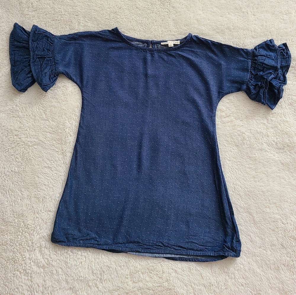 Copper Key Denim Dress Size 4